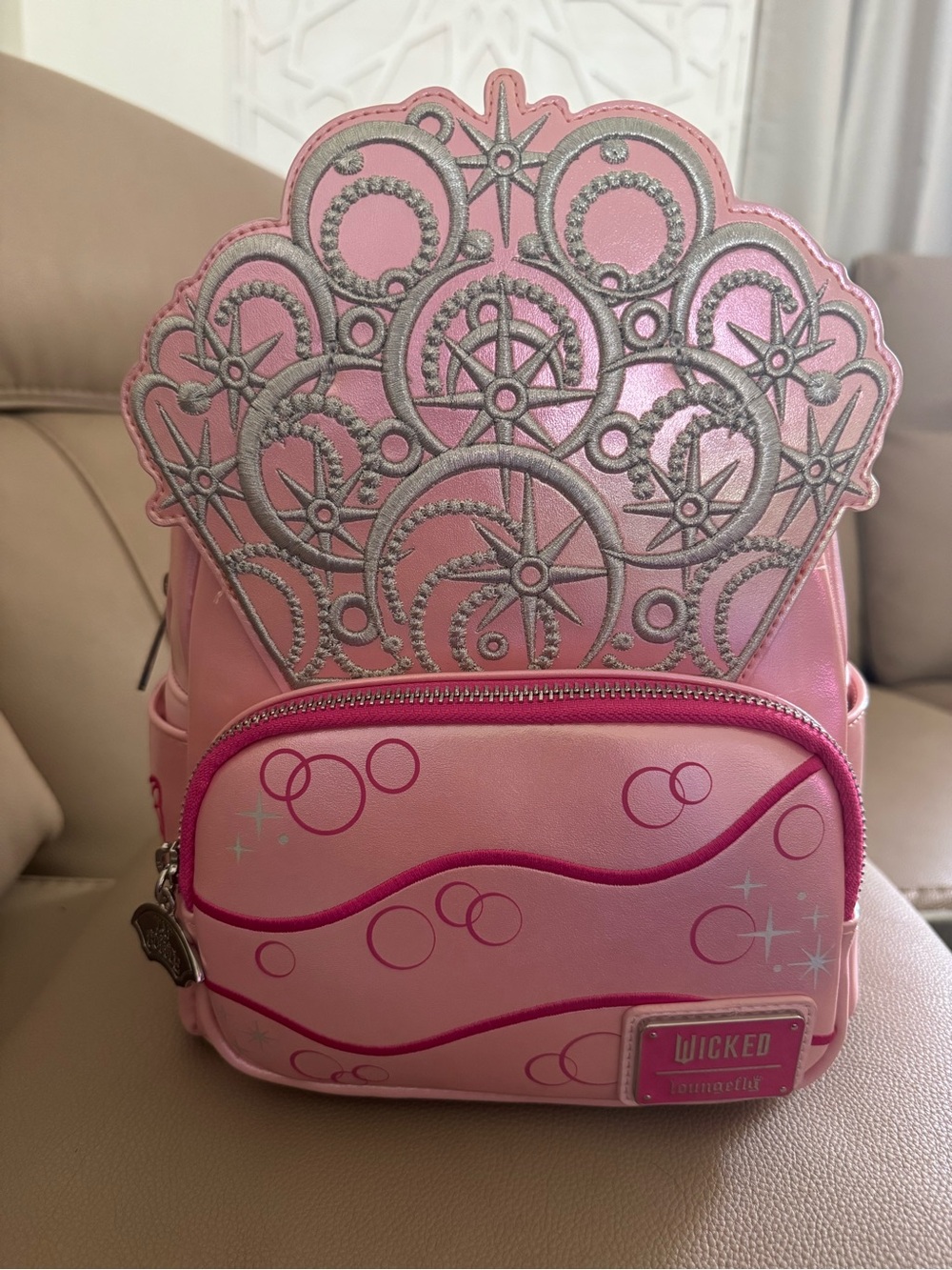 Wicked For Good Exclusive Glinda Cosplay Mini Backpack